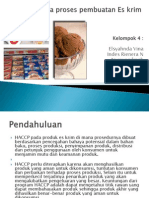 HACCP Pada Proses Pembuatan Es Krim