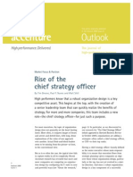 Accenture Outlook - Rise of The Chief Strategy Officer (June 2008)