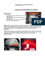Volkswagen 2.0L Non-Turbo Engine Code Identification