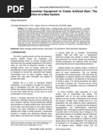 Artificial Rain: Techniques and Chemicals | PDF | Ice | Cloud