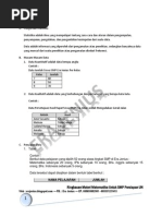 SMP Kelas 9 - Bab Statistika