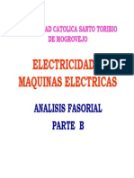 Análisis fasorial de corriente alterna en circuitos RC, RL y RLC
