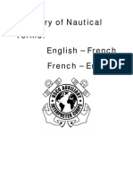 English French Glossary Nautical Terms