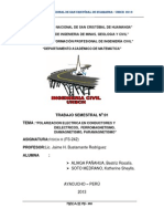 Polarización eléctrica en conductores y dieléctricos