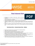Real Interest Rates