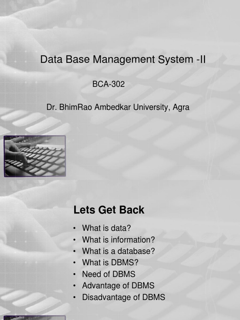 Data Base Management System | PDF | Relational Database | Databases