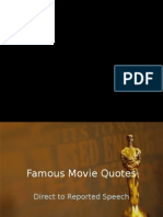 Famous Movie Quotes Part 1 Reported Speech