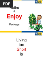 Lic Pension Policy - Retire & Enjoy Presentation