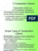 Transposition Ciphers