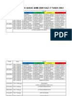 Jadual Latihan Sukan Skbb 2020 Kali 2 Tahun 2014