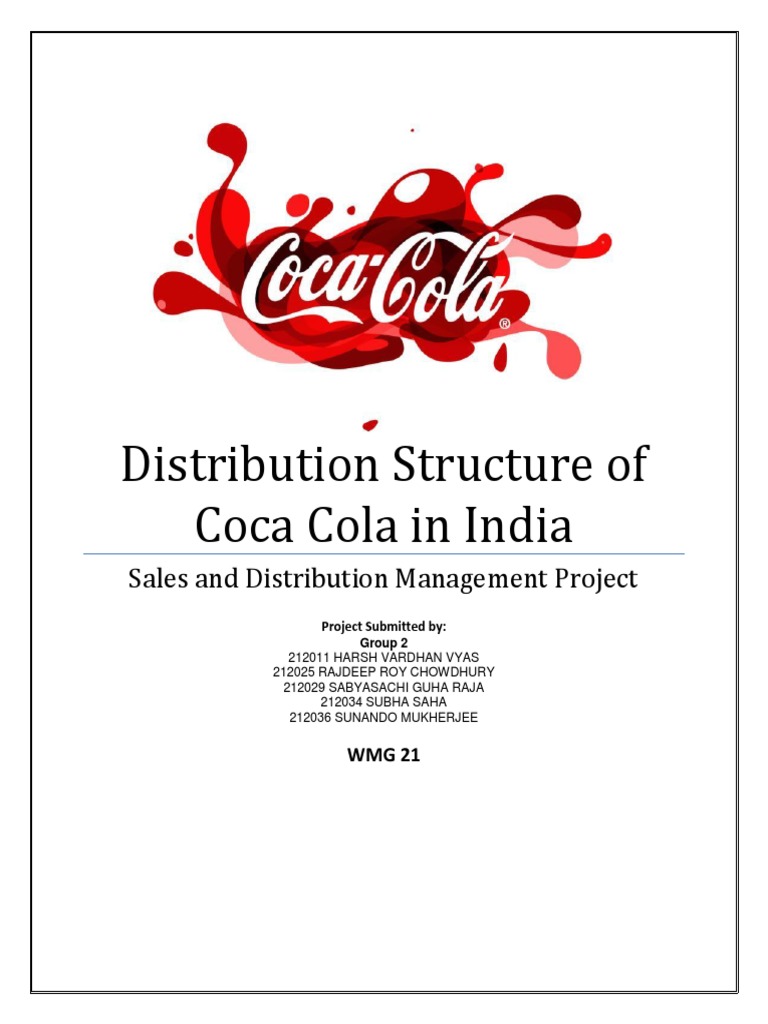 Coca-Cola Distribution Network in India | PDF | Coca Cola | The Coca ...