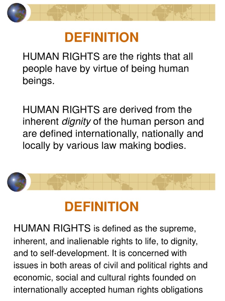 Overview On Human Right | PDF | Politics | Social Science