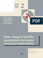 Franjic Pecaric Peric and Vukovic Euleridentities and Quadrature Formulas (1)