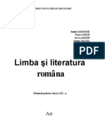 Art Limba Si Literatura Romana IX