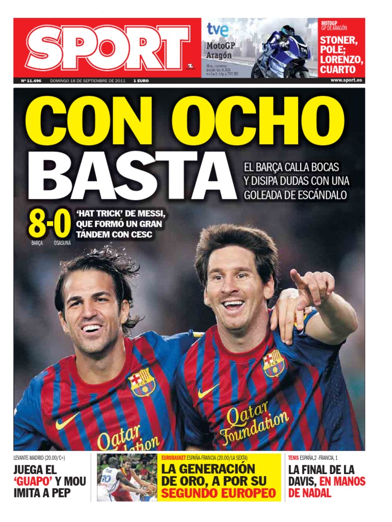 Diario Sport _1892011 | Lionel Messi | FC Barcelona