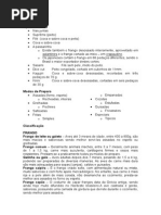 Aves, Carnes e Peixes