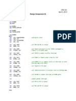 CPE 301 Design Assignment #2 Timer Interrupt Code