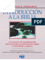 Demaray, Donald E. Introduccion a La Biblia.1989