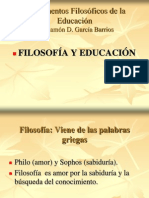 Filosofia de La Educación