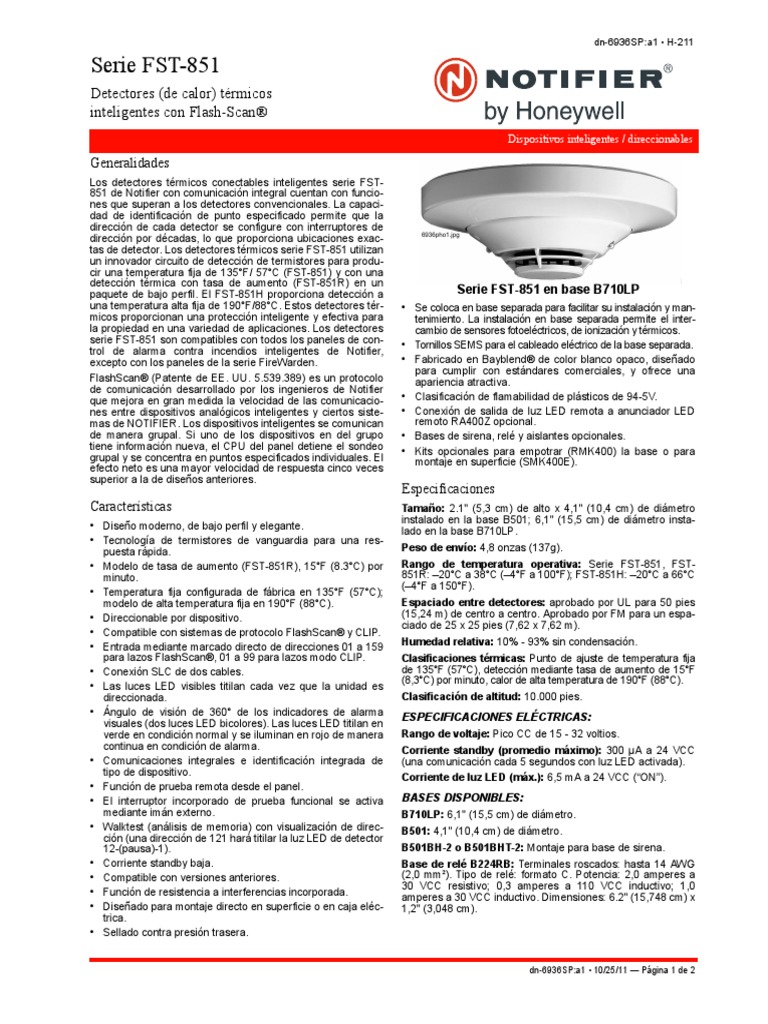 Detector de Calor Fst-851 | Science | Ingeniería