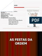 Rituais e festas na ordem e desordem social