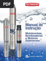 Manual de Instruções Motobombas, Motores e Bombeadores Submersos