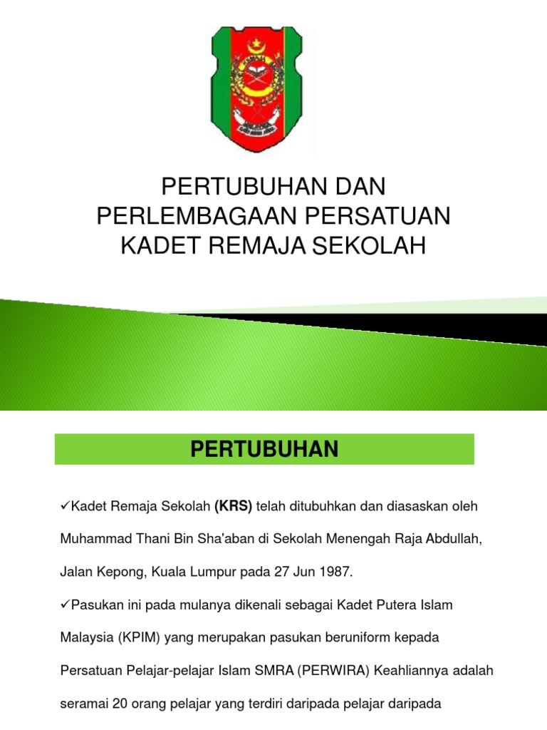 Pengenalan Dan Perlembagaan Krs Pdf