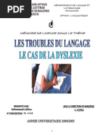 Download MEMOIRE  Le Problme de La Dyslexie Etude de cas by MohammedLahlou SN237884538 doc pdf