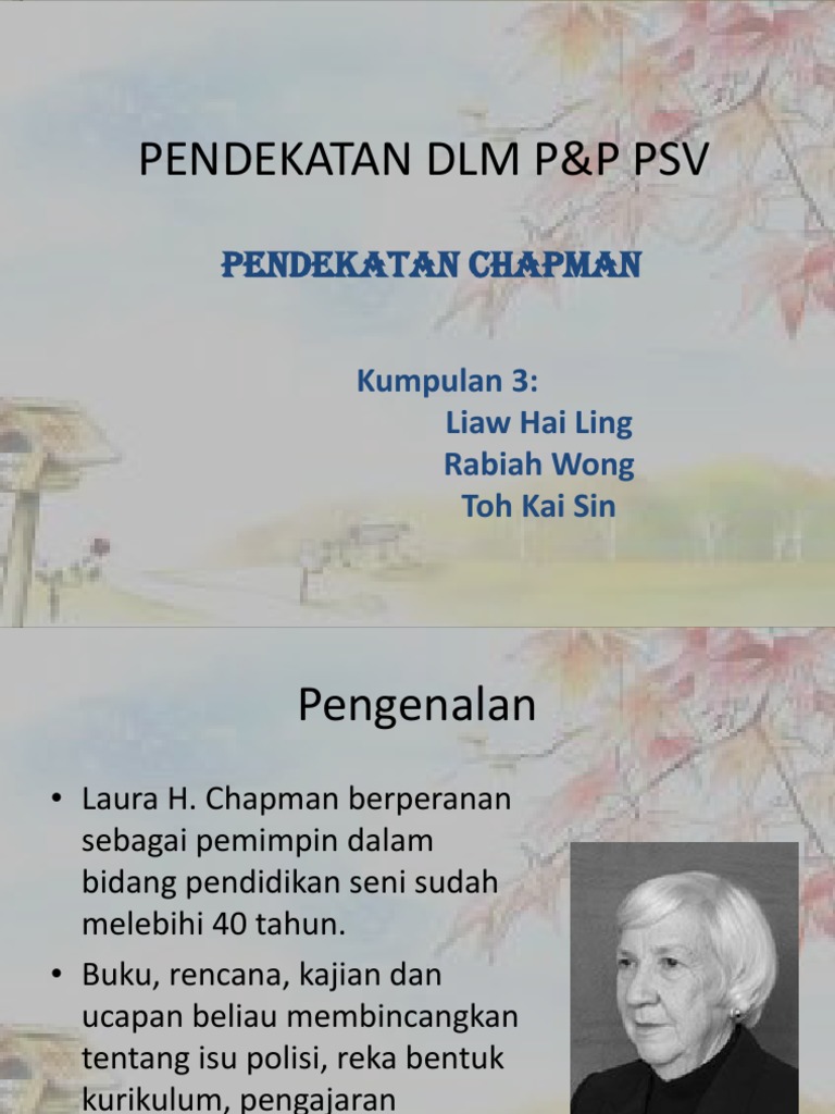 Pendekatan Chapman Pdf