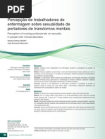 Artigo - Percepção Enfermagem Sexualidade Portadores de Transtornos Mentais