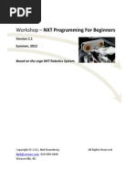 Beginning NXT Programming Workshop