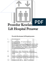 Prosedur Keselamatan Lift Hospital Penawar