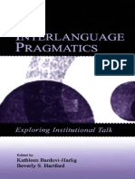 Download Interlanguage Pragmatics Bardovi-HarligHartford LB by lekinhthang SN237889332 doc pdf