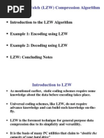 Lempel-Ziv-Welch (LZW) Compression Algorithm