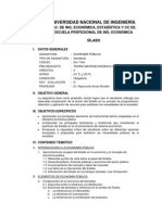 Sílabo de Economía Pública (2014-I)