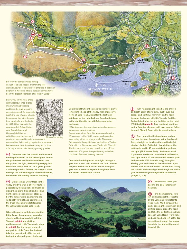Lake District Keswick Catbells Fell Walk | PDF | Lake District | Sheep