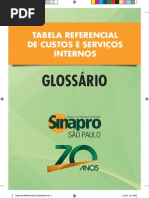 Tabela Sinapro Sp 2013 Glossario