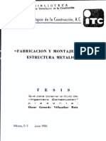 Fabricacion y Montaje de Una Estructura Metalica Tesis