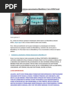 [Dicas] Instalando Sistema Operacional No BlackBerry Curve 8350i Nextel