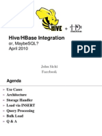 Hadoop, Hbase, and Hive