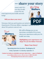 VA It Matters Recruiting Flyer