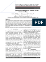 Linear Analysis of Guyed Mast