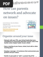 Parent Organizing Toolkit 2014