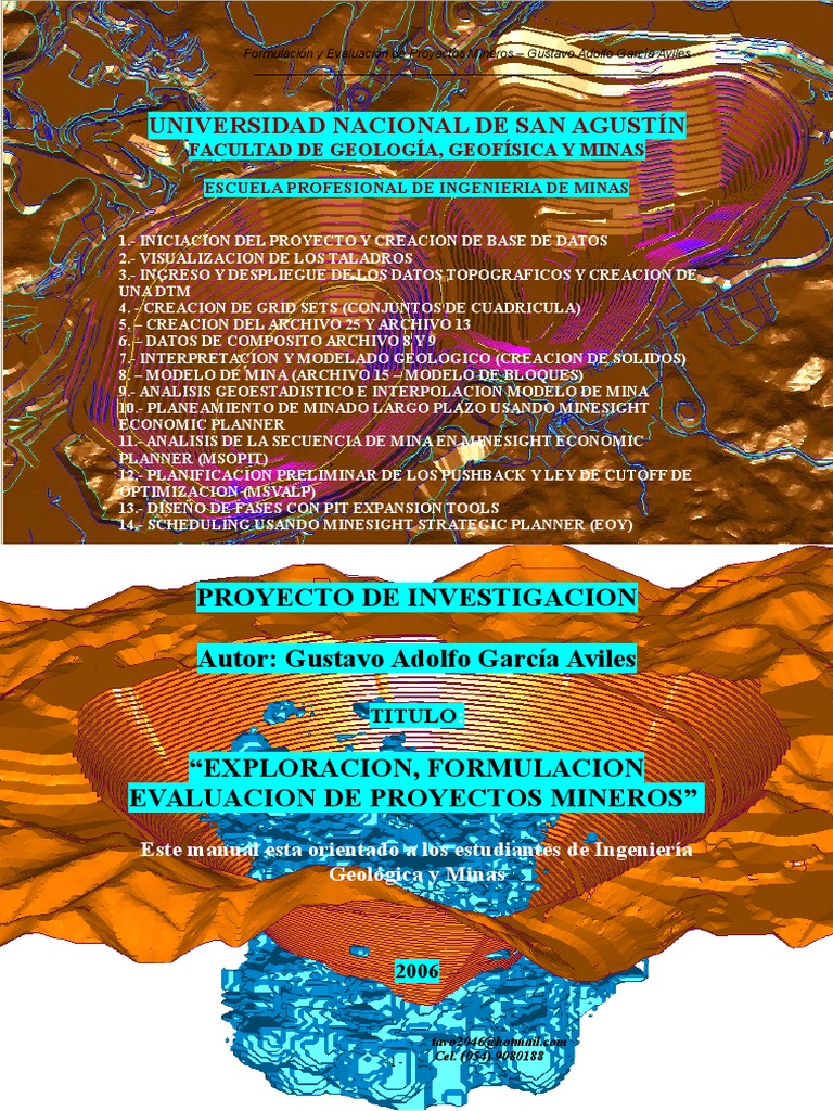 Formulación de Proyectos Mineros | PDF