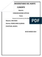 Parametros de Transmisión Por Fibra Óptica