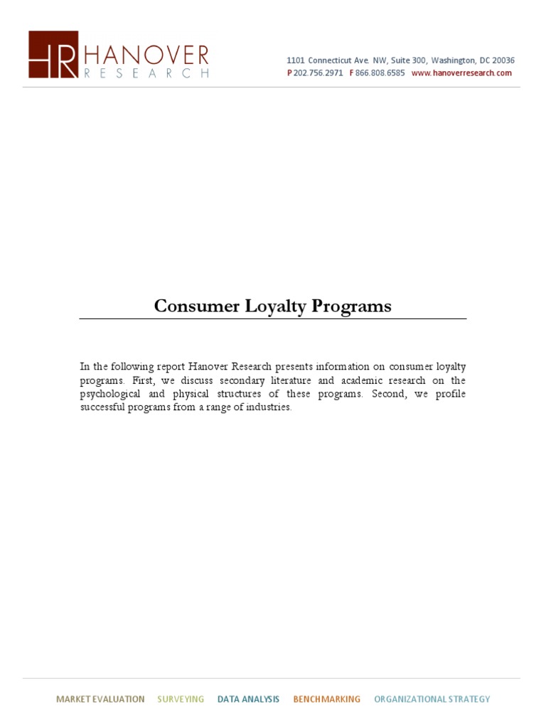 Consumer Loyalty Programs Membership | PDF | Loyalty Program | Credit Card