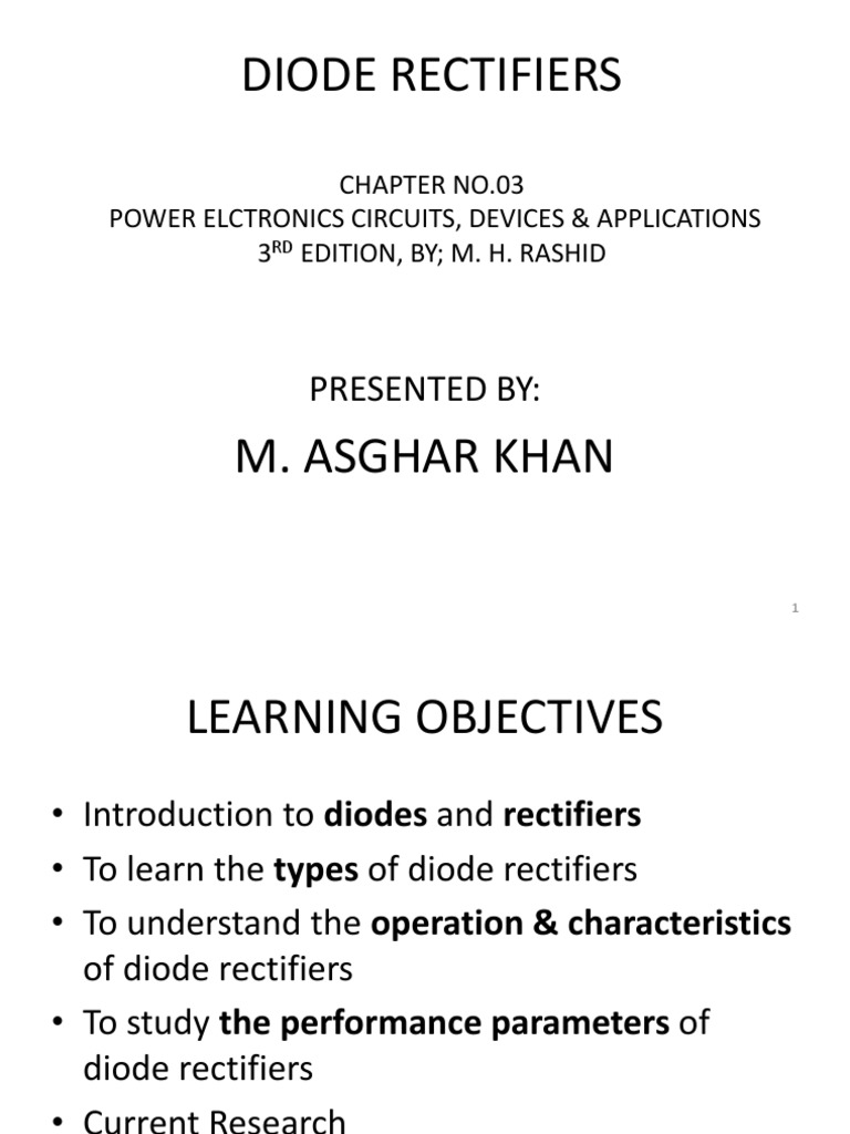 Diode Rectifiers | PDF | Rectifier | Diode
