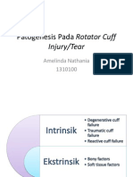 (PATGEN+PATFIS) Patogenesis Dan Patofisiologi Pada Rotator Cuff Injury