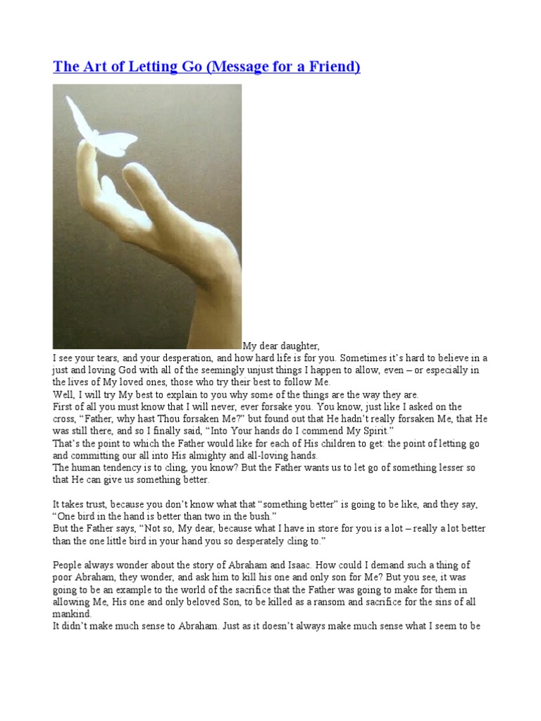 02 The Art of Letting Go | PDF | Adam And Eve | Love