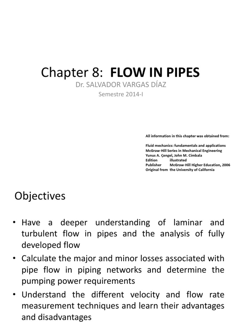 Pipe Flow: Laminar and Turbulent Dynamics | PDF | Reynolds Number ...